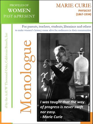 cover image of Profiles of Women Past & Present – Marie Curie, Physicist (1867-1934)